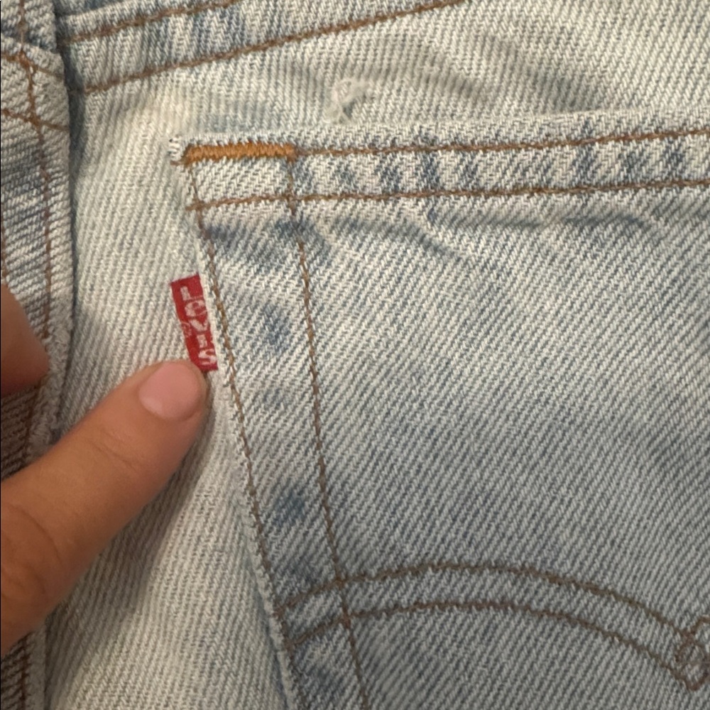 Levi's Light Blue Straight Leg Jeans